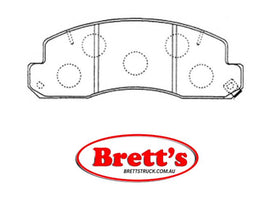 PN1388 DISC PAD SET NiBK JNBK FRONT KIT  FOR  DAIHATSU DELTA Front Axle Brake    May 99~Jun 03    3.7 L    BU306        Drive:Just Low Front Axle Brake    May 99~Jun 03    3.7 L    BU346        Drive:2WD