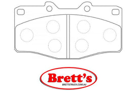 PN1393 DISC PAD SET NiBK JNBK FRONT KIT FOR TOYOTA HI-LUX SURF (PICKUP) Front Axle Brake    Aug 88~Jun 01    2.8 L    LN106    3L