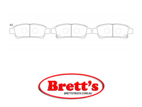 PN1449 DISC PAD SET NiBK JNBK REAR KIT  FOR  TOYOTA PREVIA Rear Axle Brake    Jan 99~Oct 06    2.4 L    MCR3#        KW:115|Geo:Europe Rear Axle Brake    Feb 00~Jan 06    2.4 L    ACR30R    2AZ-FE