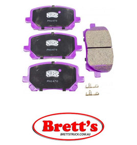 PN1470 DISC PAD SET NiBK JNBK FRONT KIT  FOR  HITACHI    NDP338 TOYOTA    0446502070 TOYOTA    0446502080 TOYOTA    0446544050 TOYOTA    0446544060 TOYOTA    0446544090 TOYOTA    0446544100 TOYOTA    04465AZ022TM