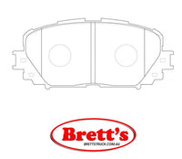 PN1518 DISC PAD SET NiBK JNBK FRONT KIT  FOR TOYOTA Yaris Front Axle Brake    Jul 13~    1.5 L    NCP150L    1NZ-FE    Geo:FOR PH,VN   TOYOTA Yaris (USA) Front Axle Brake    Jan 07~    1.8 L