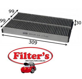 AC33125CSET CABIN AIR FILTER AZUMIAC33125CSET FILTRONK1162A-2X FRAMCFA10209-2 HENGST FILTERE1944LC MAHLE/KNECHTLAK 239 VW4F0898438B VW4F0898438C