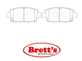 PN1540 DISC PAD SET NiBK JNBK FRONT KIT  FOR  TOYOTA Funcargo Front Axle Brake    Aug 99~Nov 04    1.3 L    NCP20    2NZ-FE