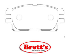 PN1784 DISC PAD SET NiBK JNBK FRONT KIT  FOR  NiBK PN1784 SB BP21784  BENDIX AUS DB1861 TOYOTA 04465-28490 0446528490