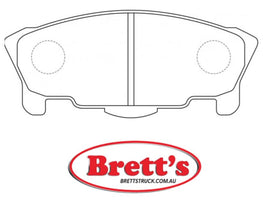 PN6295 DISC PAD SET NiBK JNBK FRONT KIT FOR DAIHATSU Mira Front Axle Brake Mar 90~Aug 93 0.66L L220S EF-### Front Axle Brake Mar 90~Sep 94 0.66L L200S EF-###DAIHATSU Mira Gino Front Axle Brake Aug 94~Sep 98 0.66L L500S EF-###