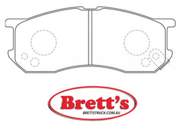 PN6341 DISC PAD SET NiBK JNBK FRONT KIT FOR DAIHATSU Hijet Grand Cargo Front Axle Brake Jun 01~Dec 04 1.3L S221V K3 Front Axle Brake Jun 01~Dec 04 1.3L S231V K3 TOYOTA Sparky  Front Axle Brake Jan 00~Mar 03 1.3L S221E K3-VE