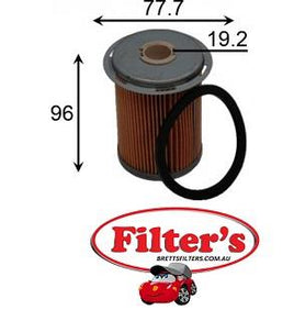 FE0024 FUEL FILTER  WESFIL WCF87 AZUMIFE22024 DELPHI HDF920  GM4404191 GM9112035 JAPANPARTSFC-ECO010 MAHLE/KNECHTKX 183D MANNPU 722/1 X MANNPU731X NIPPARTSJ1331037  1640500QAA OPEL4404214  9112191  77 01 206 928  8200248903