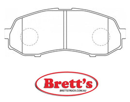 PN6355 DISC PAD SET NiBK JNBK FRONT KIT FOR DAIHATSU Hijet Truck Front Axle Brake Jan 94~Dec 98 0.66L S100C EF Front Axle Brake Jan 94~Dec 98 0.66L S100P EF Dec 94~Dec 98 0.66L S110C EF