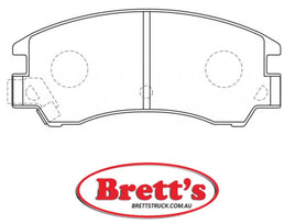 PN7153 DISC PAD SET NiBK JNBK FRONT KIT FOR ISUZU Geminet Sep 88~Apr 94 1.6L AP8 SUBARU Alcyone Jan 90~Jun 91 1.8L AX4 EA82 Model:XT|KW:72 SUBARU Leone Jul 84~Mar 94 1.6L AA2 EA71