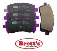 PN7390 DISC PAD SET NiBK JNBK FRONT KIT FOR AISHIN AS-F386 ASF386 AK AN-463WK AN46WK ATE 13.0460-5851.2 13046058512 ATE 605851 BENDIX 572423B BENDIX FMP DB1342 BOSCH 986424535 BREMBO P 78 010 P78010 DELPHI LP1663