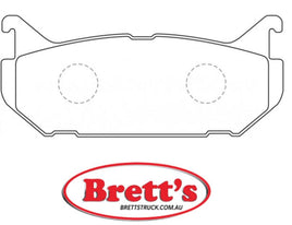 DB1254PM DISC PAD SET   REAR EUNOS 500 FORD Probe Telstar MAZDA 626 Autozam Capella Cronos Efini MS-6 Efini MS-8 MX6V DB1254 AY060-MA002 NISSHINBOPF-5238 SUMITOMOSN656 TEXTAR2176614804 TOYOTAV9118-X006 TRWGDB1140 ADB1254