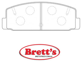 DB1760PM DISC PAD SET REAR  MAZDA 6 2.3 GY WAGON SEDAN HATCH 2002- ADB1760 DB1760 MITSUBISHI MR389560 NiBK PN5203 NISSAN AY060-MA001 NISSHINBO PF-5203   TRW LUCUS GDB3311
