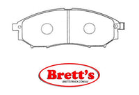 PN2444 DISC PAD SET NiBK JNBK FRONT KIT  FOR  NISSAN Stagea Front Axle Brake    Aug 97~Oct 01    2.5 L    WGC34         Front Axle Brake    Aug 97~Oct 01    2.5 L    WGNC34