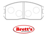 PN3089 DISC PAD SET NiBK JNBK FRONT  KIT  FOR  NiBK PN3089 SB BP23089  MITSUBISHI    MB277542 MITSUBISHI    MB277642 MITSUBISHI    MB316166 MITSUBISHI    MB366969 MITSUBISHI    MB407460 MITSUBISHI    MB407963 MITSUBISHI    MB534583