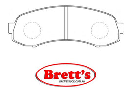 PN3244 DISC PAD SET NiBK JNBK FRONT KIT  FOR  NiBK PN3244 SB BP23244  HITACHI    NDP183 MITSUBISHI    MB668374 MITSUBISHI    MB668539 MITSUBISHI    MB668569 MITSUBISHI    MR389504 NISSAN    AY040-KE018 NISSAN    AY040-KE107 TOYOTA    V9118-M001