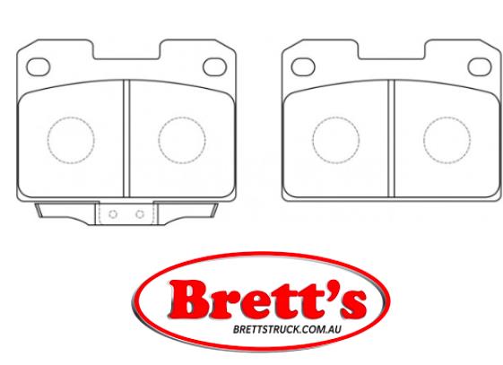 PN3338 DISC PAD SET NiBK JNBK REAR KIT FOR NiBK PN3338 SB BP23338 MITSUBISHI MB895303 MITSUBISHI MR128100 MITSUBISHI MR389573 MITSUBISHI MR389574 AISHIN AS-M359M ASM359M AK AN-400K AN400K