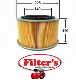 A330J AIR FILTER MITSUBISHI COMMERCIALS CANTER  FC432 - PETROL - 1986-1992  FE211- 3.3L DIESEL - 4D30 - 1979-1986  FE214 - DIESEL - 4D31 - 1985-1986 MITSUBISHI COMMERCIALS CANTER CANTER - FE334 - DIESEL - 4D31