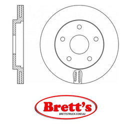 RN1256V DISC ROTOR NiBK JNBK NIBK FRONT FOR NiBK RN1256V SB BR23118T  MITSUBISHI    MR334996