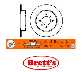 RN1277 DISC ROTOR NiBK JNBK NIBK REAR FRONT FOR NISSAN Almera Rear Axle Rotor    Jul 95~Dec 97    1.4 L    N15    GA14DE     Rear Axle Rotor    Jun 95~Jun 97    1.6 L    N15    GA16DE