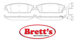 BP51013 DISC PAD SET   REAR KIT FOR CHEVROLET GM  SB BP51013 SANGSIN SP 1563 , SP1563 Blue Print ADA104251 AC Delco 14D1194CH GM 25949454 GM 23112025 GM 19159252