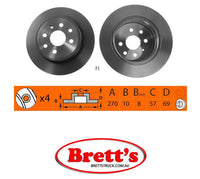 RN1292 DISC ROTOR NiBK JNBK NIBK REAR FOR OPEL Vectra B Rear Axle Rotor    Nov 95~May 00    1.6 L    J96    X16XEL    Pos:Left/Right Rear Axle Rotor    Jan 95~Jan 03    1.8 L    J96    X18XE    Pos:Left/Right