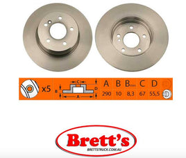 RN1298 DISC ROTOR NiBK JNBK NIBK REAR FOR MERCEDES-BENZ CLK-Class : CLK 240 Rear Axle Rotor    Aug 02~Oct 09    2.6 L    A209    M 112.912    Pos:Left/Right Rear Axle Rotor    Aug 02~Oct 09    2.6 L    C209    M 112.912    Pos:Left/Right