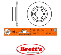 RN1312V DISC ROTOR NiBK JNBK NIBK   FRONT FOR SB BR11119T NiBK RN1312V RN1312  HYUNDAI    51712H1000  51712-H1000