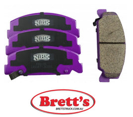 PN8190 DISC PAD SET NiBK JNBK FRONT KIT FOR HONDA 45022SH3G14 HONDA 45022SR3L00 HONDA 45022SR3L01 HONDA 45022SR3L02 HONDA 45022SR8405 NISSAN 45022-SA6-671 45022SA6671