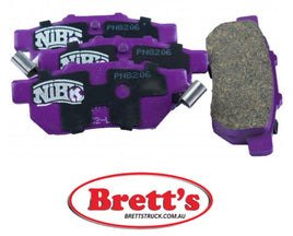 PN8206 DISC PAD SET NiBK JNBK REAR KIT FOR HONDA 43022-SE0-S00 43022SE0S00 HONDA 43022-SE7-930 43022SE7930 HONDA 43022-SEO-N50 43022SEON50 HONDA 43022-SF1-000 43022SF1000 HONDA 43022-SF1-010 43022SF1010