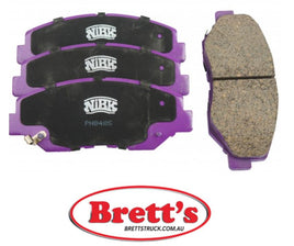 PN8485 DISC PAD SET NiBK JNBK FRONT KIT FOR HONDA 45022-TBA-A00 45022TBAA00 HONDA 45022-TEA-T00 45022TEAT00 HONDA 45022SCVA01 HONDA 45022SDA305 HONDA 45022SDAA51 HONDA 45022TA5A00 HONDA 45022TA5X00 HONDA 45022TX6A00