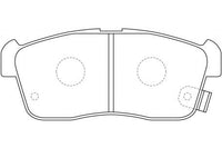 PN9443 DISC PAD SET NiBK JNBK FRONT KIT FOR SUZUKI    55810-60J10 5581060J10 SUZUKI    55810-76A00 5581076A00 SUZUKI    55810-76A01 5581076A01 SUZUKI    55810-76A02 5581076A02 SUZUKI    55810-76A10 5581076A10 SUZUKI    55810-76A11 5581076A11