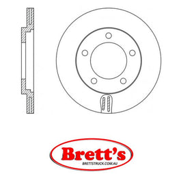 RN1343V DISC ROTOR NiBK JNBK NIBK  FRONT FOR DAIHATSU Rocky Front Axle Rotor    Apr 84~Apr 93    2.8 L    F70    DL50     Front Axle Rotor    Apr 84~Apr 93    2.8 L    F75    DL50