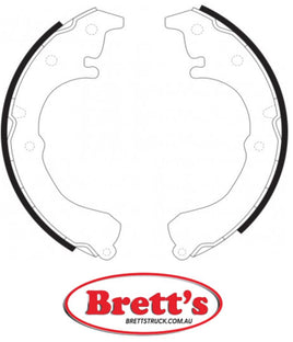 FN2289 BRAKE SHOE SET OF 2 OR 4 SHOES NiBK JNBK REAR HANDBRAKE FOR TOYOTA    04497-16031 0449716031 TOYOTA    47620-10050 4762010050 TOYOTA    47620-16030 4762016030 TOYOTA    47630-16020 4763016020