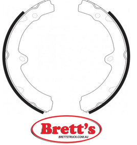 FN2293 BRAKE SHOE SET OF 2 OR 4 SHOES NiBK JNBK FRONT HANDBRAKE FOR TOYOTA Hilux Nov 83~Aug 88    2.0 L    YN60    3Y-J Nov 83~Aug 88    2.0 L    YN60V    3Y-J  Nov 83~Aug 88    2.0 L    YN65L    3Y SB BS21293  JNBK    FN2293 MK    K2293