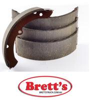 FN2296  REAR BRAKE SHOE  SET OF 4 SHOES NiBK JNBK  HINO DUTRO Rear Axle Brake May 99~Jul 05 3700 CC BU301M 4B  Rear Axle Brake May 99~Jul 05 3700 CC BU301X 4B  Rear Axle Brake Jun 04~Oct 06 4000 CC XZU314T N04C-T