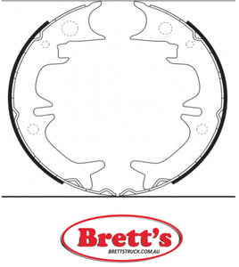 FN2308 PARKING BRAKE SHOE SET OF 2 OR 4 SHOES NiBK JNBK FOR TOYOTA Camry Parking Brake    Jan 87~Dec 91    2.5 L    VZV21    2VZ-FE NIBK FN2308 SB BS21308  TOYOTA    46540-32010 4654032010
