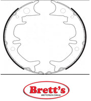 FN2308 PARKING BRAKE SHOE SET OF 2 OR 4 SHOES NiBK JNBK FOR TOYOTA    4654020030 TOYOTA    4654020050 TOYOTA    4655020030 TOYOTA    4655020050 TOYOTA    4659020030 TOYOTA    4659020050  JNBK    FN2308 MK    K2308