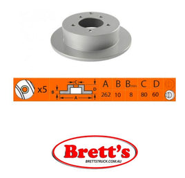 RN1367 DISC ROTOR NiBK JNBK NIBK REAR FOR NiBK RN1367 SB BR23131 NiBK RN1367DSET  CHRYSLER    05105 515AA CHRYSLER    2AMV5 515AA CHRYSLER    5105 515AA MITSUBISHI    4615A119