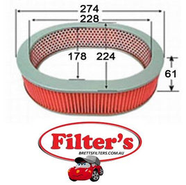 A246J AIR FILTER AZUMI    A22246 FLEETGUARD AF4620 FRAM    CA4346 ISUZU    5-86102601-0 5861026010 ISUZU    5-86122934-0 5861229340 MAHLE/KNECHT    LX306 MANN    C2353 MICRO    AV3739