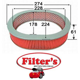 A246J AIR FILTER NISSAN Cabstar Air Supply Sys Jan 82~May 94 2.0 L F22 Z20  Air Supply Sys Jul 92~Nov 98 2.0 L F23 NA20S
