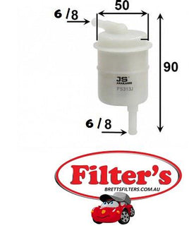 FC209J FUEL FILTER UNIVESAL 6MM AND 8MM STRAIGHT + 90* 1/4" 5/16"   ALCOFF-002 FILTRONPS846 HYUNDAI3131621000 HYUNDAI3191011000 ISUZU8-94207910-0 ISUZU8-94207910-1 ISUZU8-94250176-1 JSFC209J