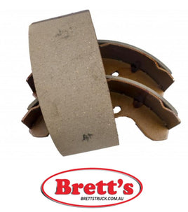 FN4447 BRAKE SHOE SET OF 2 OR 4 SHOES NiBK JNBK FRONT REAR FOR NISSAN Atlas Rear Axle Brake    May 95~Jul 02    4.3 L    APR66    4HF1 NIBK FN4447 SB BS24447