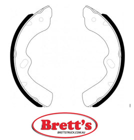 FN4451 BRAKE SHOE SET OF  4 SHOES NiBK JNBK FRONT REAR FOR NISSAN Atlas Front Axle Brake    Oct 91~May 95    3.0 L    DW2S41    BD30    Pos:Left/Right Rear Axle Brake    Oct 92~Jun 95    3.0 L    LW4YS41    BD30    Pos:Left/Right