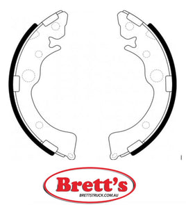 FN5527 BRAKE SHOE SET OF 2 OR 4 SHOES NiBK JNBK REAR FOR HONDA Ballade Sports Rear Axle Brake    Apr 86~Dec 89    1.5 L    AK3         Rear Axle Brake    Apr 86~Dec 89    1.5 L    AK5