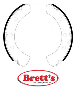 FN6618 BRAKE SHOE SET OF 2 OR 4 SHOES NiBK JNBK REAR FOR AK    NR3022 JNBK    FN6618 MK    K6618 NBK    T618