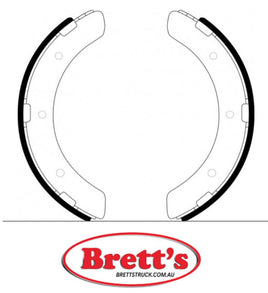 FN6627 BRAKE SHOE SET OF 2 OR 4 SHOES NiBK JNBK REAR FOR AK    NR3045 JNBK    FN6627 MK    K6627 NBK    T621