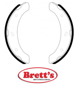 FN6667 BRAKE SHOE SET OF   4 SHOES NiBK JNBK FRONT FOR MITSUBISHI    MB295387 MITSUBISHI    MB295387K MITSUBISHI    MB295768 MITSUBISHI    MC112216 MITSUBISHI    MK428890 MITSUBISHI    MUT05041
