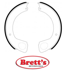 FN6680 BRAKE SHOE SET OF 2  SHOES NiBK JNBK HANDBRAKE FOR MITSUBISHI Fuso Parking Brake    Jan 88~Jun 90    6.6 L    MK525    6D14-T     Parking Brake    Jan 88~Jun 90    6.6 L    MK529    6D14-T Oct 82~Jan 88    7.0 L    MK116    6D15