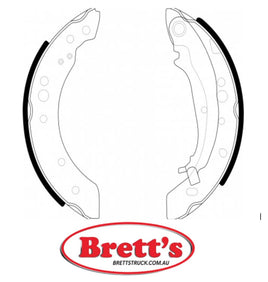 FN6737 BRAKE SHOE SET OF 2 OR 4 SHOES NiBK JNBK REAR FOR CITROEN C3 Pluriel Rear Axle Brake    Feb 02~    1.1 L        TU1JP     Rear Axle Brake    Feb 02~    1.4 L        DV4TD     Rear Axle Brake    Feb 02~    1.4 L        TU3JP