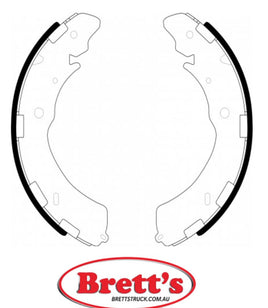 FN6741 BRAKE SHOE SET OF 4 SHOES NiBK JNBK REAR FOR ISUZU Pickup TFR Rear Axle Brake    Jan 13~Jan 14    3.0 L    MIDDLE EAST    4JJ1